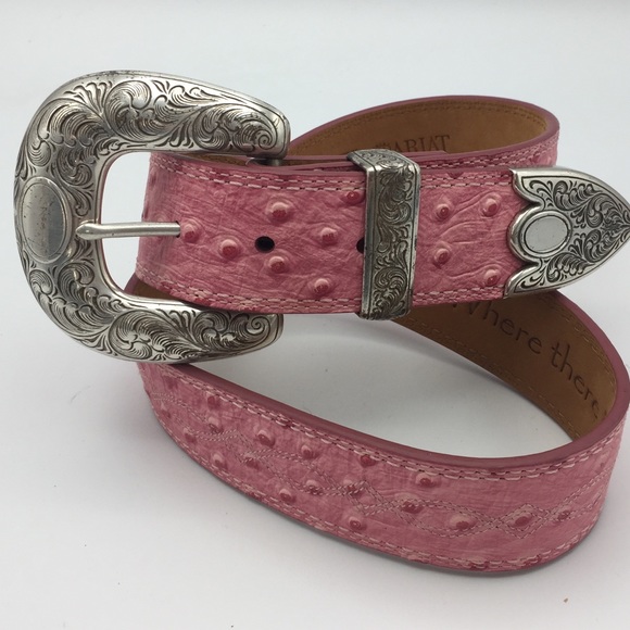 ariat ostrich belt
